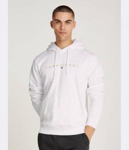 Толстовка мужская Tommy Jeans хлопковая с капюшоном, белый