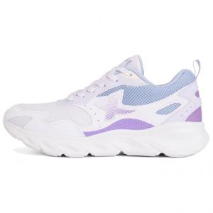 Кроссовки женские с низким верхом Sail Белый / Вечерний туман Синий / Светло-фиолетовый Xtep