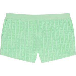 4G Pattern Мини-шорты Givenchy, aqua зеленый