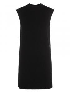 Вязаный жилет без рукавов Jil Sander, черный