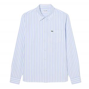 Lacoste Рубашка на пуговицах комфортного кроя в синем цвете
