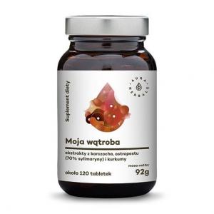 Aura Herbals, My Liver Артишок + расторопша + куркума, 120 таблеток