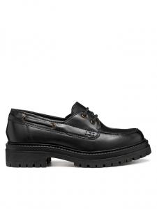 Мокасины D Iridea D56HRA 00043 C9999 Geox, черный