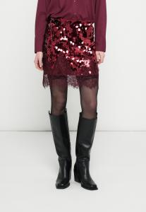 Юбка Never Fully Dressed MINI LARGE SEQUIN SKIRT, Red