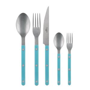 Набор столовых приборов Sabre Paris - 5-teilig, Bistrot, бирюзовый