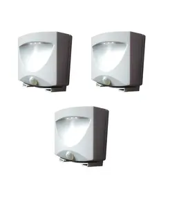 Ночной светильник на батарейках, цвет темная бронза, 3 шт. Maxsa Innovations, white