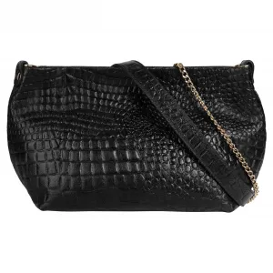 Сумка через плечо Samantha Look, натуральная кожа, производство Италия, черный