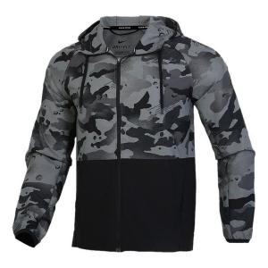 Футболка Men's Nike Camouflage Athleisure Casual Sports Hooded Jacket Black, черный