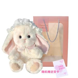 Висячий ушастый кролик DIY ручной работы домашняя кукла плюшевая кукла высота 25см Dolls and bears dance