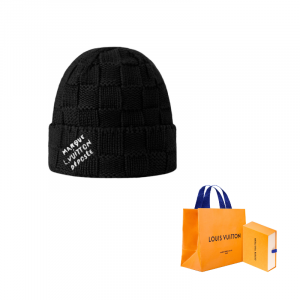 Lv M92739 Damier Snug Beanie Louis Vuitton, черный