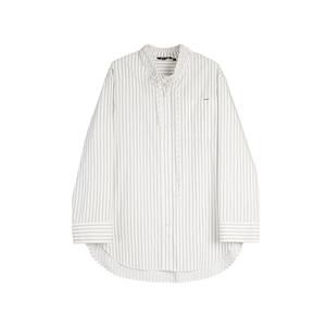 ELLE Рубашка женская в полоску со стойкой