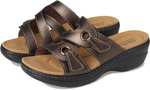 Сандалии Clarks Merliah 2 Cove, цвет Bronze Metallic Leather