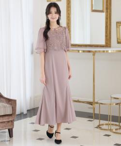 Вечернее платье для свадебной церемонии, платье для приглашения, платье для торжественного случая, платье для вечеринки после свадьбы Pourvous, цвет Greige