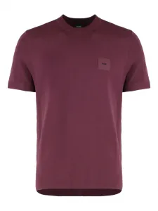 Футболка с круглым вырезом Boss, фиолетовый