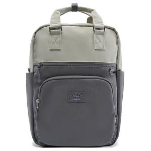 LINING Повседневный рюкзак среднего размера унисекс серо-зеленый с темно-серым, Gray Green & Dark Gray