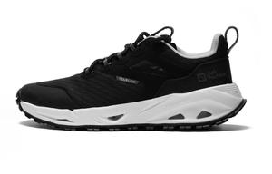 JACK WOLFSKIN Амортизирующие противоскользящие износостойкие дышащие треккинговые туфли женские низкие Black-6000, цвет Black-6000