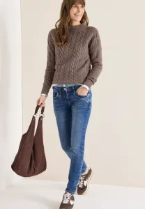 Джинсы узкого кроя mit doppeltem bund Cecil, Blau