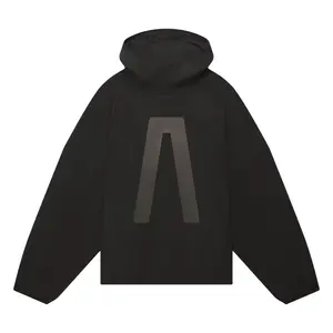 Толстовка Fear Of God Athletics FW25 SUEDE FLEECE HOODIE унисекс Adidas, черный