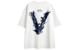 Футболка с короткими рукавами унисекс Magmode, белый