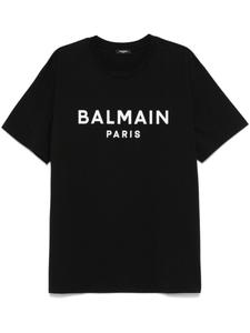 Футболка с логотипом Balmain, черный