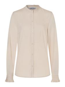 Струящаяся блузка со складками в цвете пудры и крема More & More