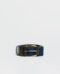 Мужской холщовый ремень Sfera, темно-синий