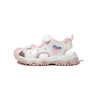 Детские сандалии дошкольного возраста BELLE, белый/розовый