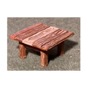 Квадратный стол с четырьмя ножками, Terrain - Resin (28mm) (Monday Knight Productions)