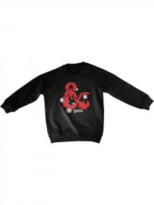 Dungeons And Dragons Детская толстовка "Dungeons & Dragons Dices Kids Sweatshirt" черного цвета