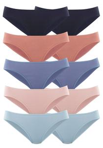 Трусы PETITE FLEUR Panty, цвет marine blue/Royal blue/Light blue/Salmon/Dusky pink