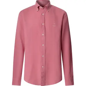 Façonnable FM302207 Льняная рубашка с длинными рукавами, розовый