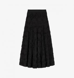 Юбка макси с эластичной талией и цветочной аппликацией Maje, мультиколор