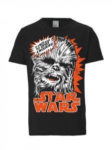 Футболка Звездные войны - Чубакка в черном Logoshirt