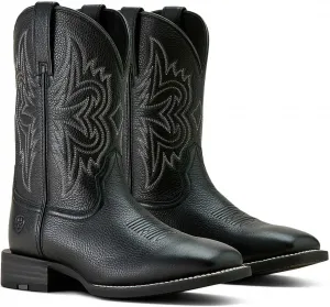 Мужские ковбойские сапоги ARIAT Western Big Rig с широкой квадратной ноской, черный