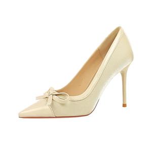 Тонкие туфли на высоком каблуке для женщин BIGTREE, Champagne