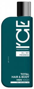 ICE Professional МУЖСКОЙ ШАМПУНЬ-ГЕЛЬ 2в1 ОЧИЩЕНИЕ СВЕЖЕСТЬ
