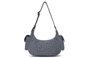 MLB Нью-Йорк Янкиз кожаная наплечная сумка унисекс, Gray