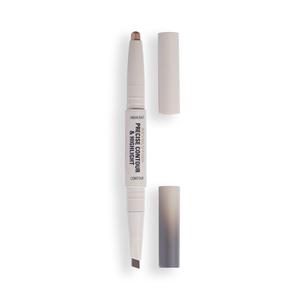 Карандаш для глаз precise contour & highlight stick medium Revolution, dark, количество 1 шт.