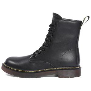 Женские ботинки DAPHNE Martin высокие с контрастной строчкой, черный