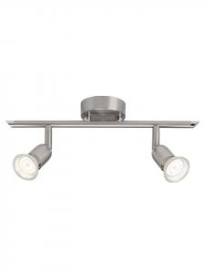 Светодиодный прожектор Loona, 2 лампы, в железном корпусе  Brilliant, Eisen