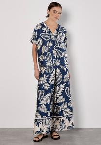 Блуза Apricot PALM LEAF V NECK, Navy/Dark Blue