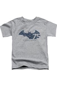 Футболка с коротким рукавом для малышей с коллажем к 75-летию Batman Gildan, Athletic Heather