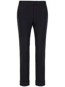 Укороченные брюки строгого кроя THOM BROWNE, синий