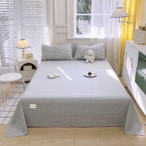 Avivi Простыня на резинке 90x200 см из хлопка класса А, цвет Mini Black Check, с наволочкой