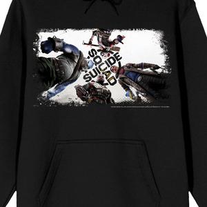 Мужская толстовка с капюшоном и графикой DC Comics Suicide Squad Game Art Licensed Character