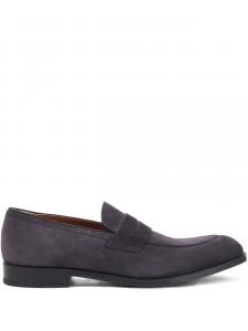 Пенни замшевые мокасины Zegna, серый