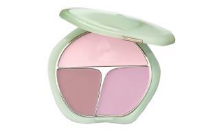 TIMAGE Contested Green Flow Jade Tricolor Blush Palette Setting, легко растушевывается, для контуринга