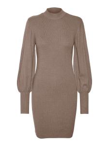 VERO MODA Вязаное платье 'Holly' в светло-коричневом цвете