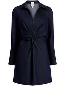 Платье мини McKenna с драпировкой Cinq A Sept, синий