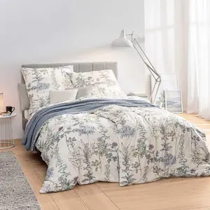 Постельное белье Interlock Jersey Alisa 6958-630 blue 135x200 Estella